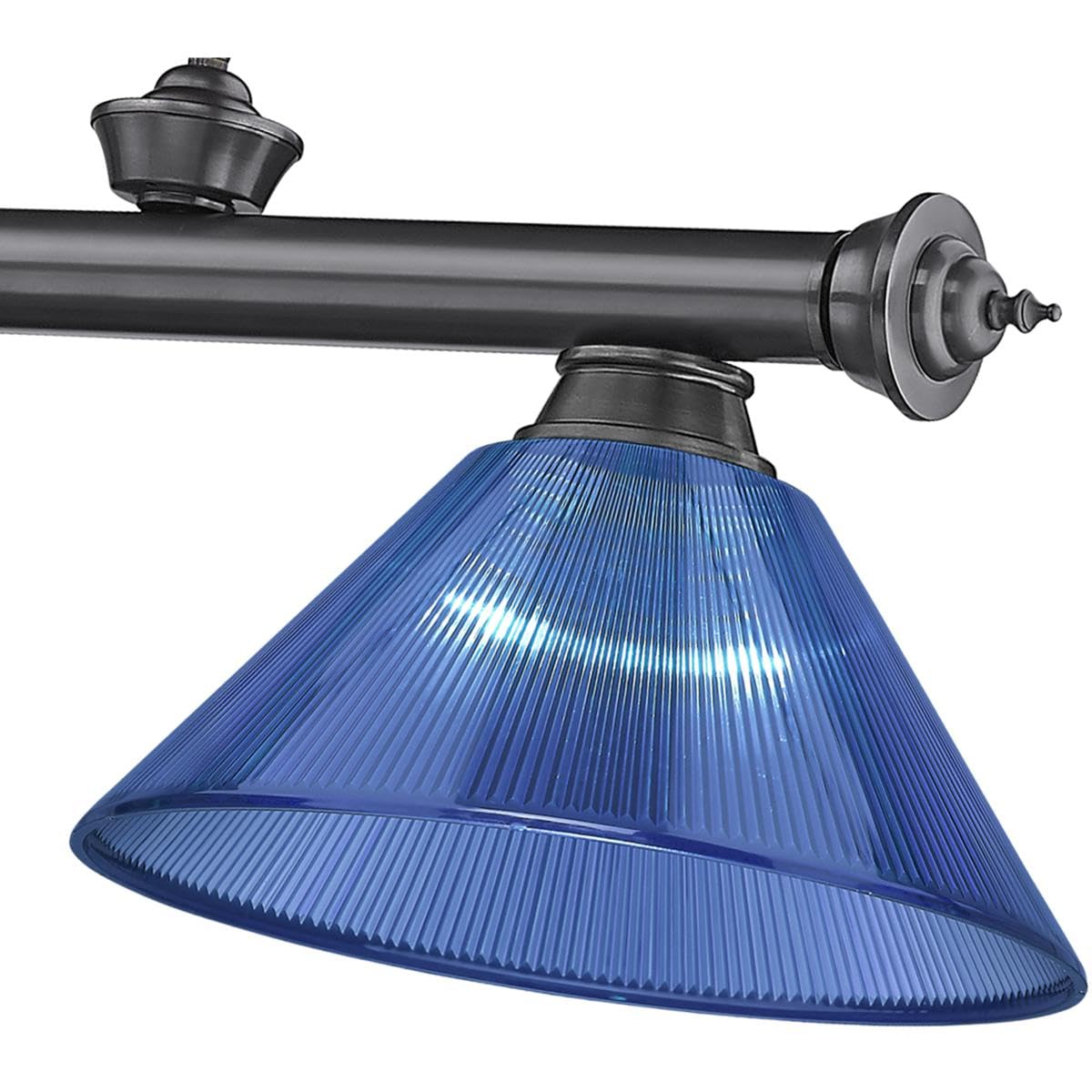 Z-Lite 2306-3BP-ARDB Cordon Billiard Pendant, 3-Light 180 Total Watts, Bronze Plated