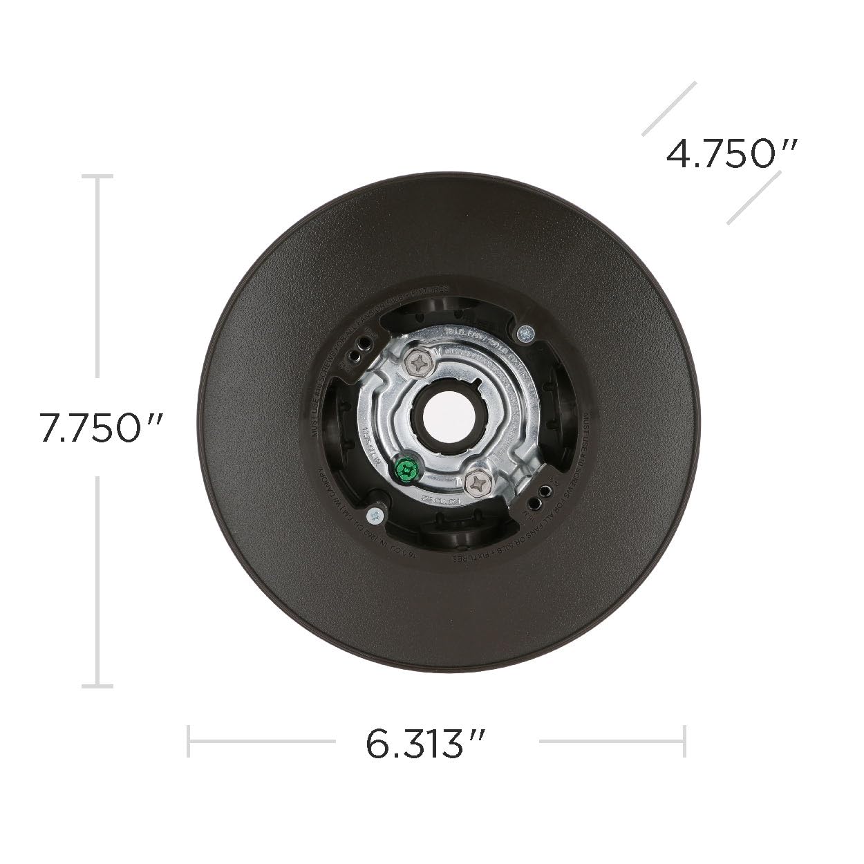 BELL PRCF57550BZ Ceiling Fan Electrical Box, Bronze, 4.75 in.