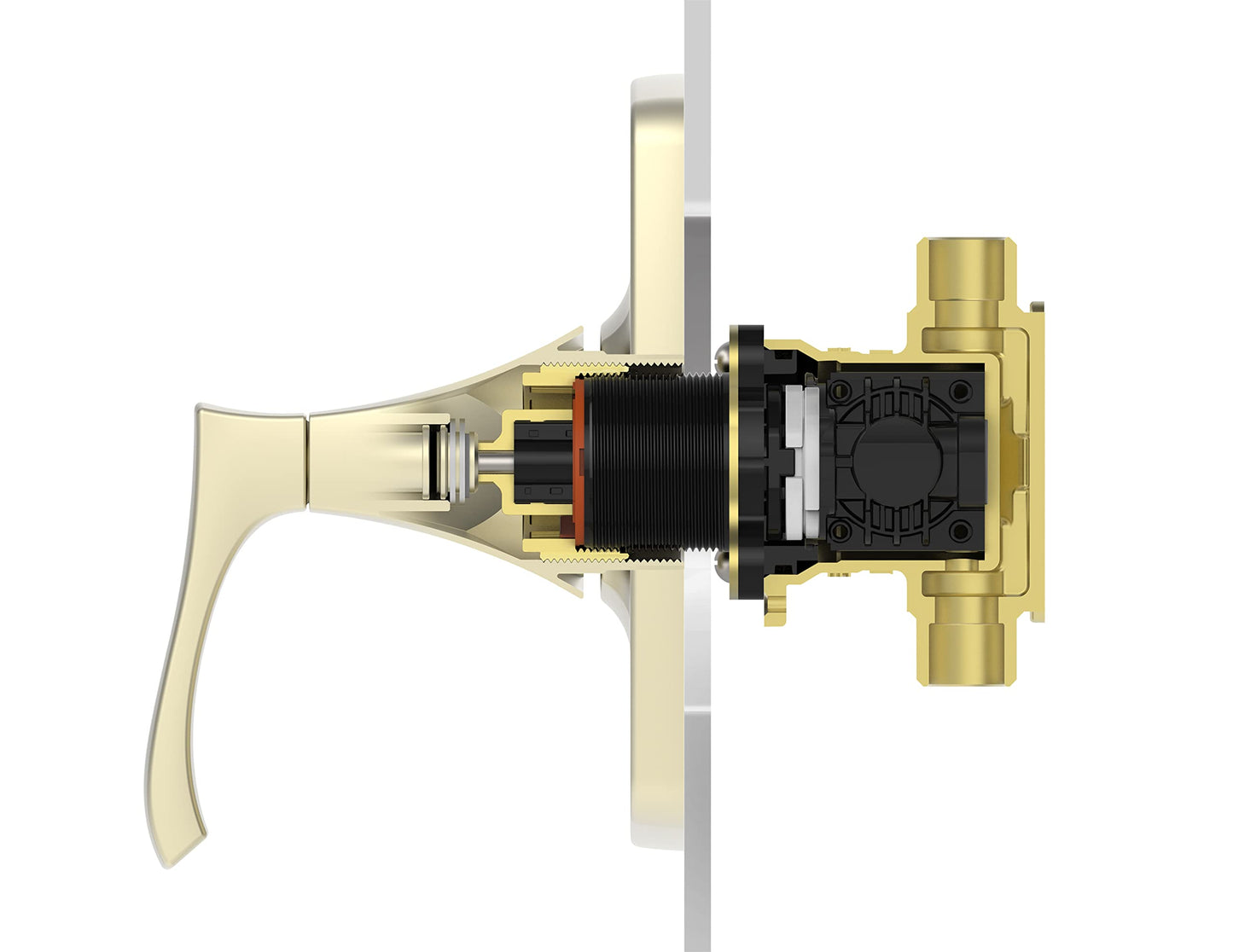 Pfister 0X8-310A PermaBalance Single Control Tub & Shower Rough-In Valve, Brass