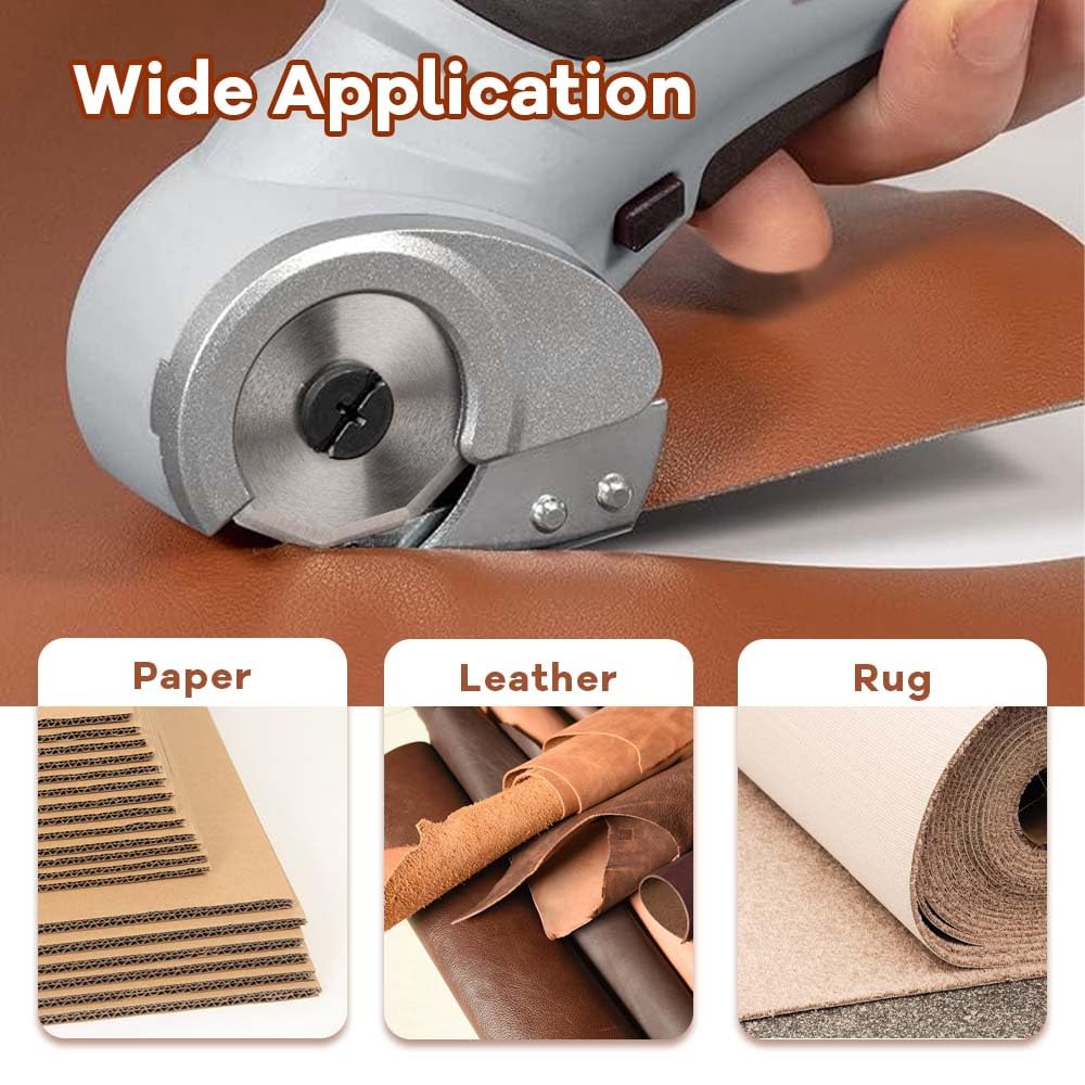 Yakamoz 3Pcs Replacement Rotary Blades for Wors ZipSnip Cordless Electric Scissors Replacement Blade WA2300 Blades, Fits RC2600K, RC2601, RC2602, WX080L, WX081L Box Cutter