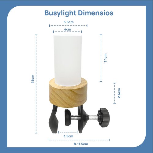 YIDAOYI Clip Busy Light Standard for The Office / 59 inch USB Cable Busy Light Indicator – Workspace Distractions and Boosts Productivity/Do not Disturb Light - Free Busy Light