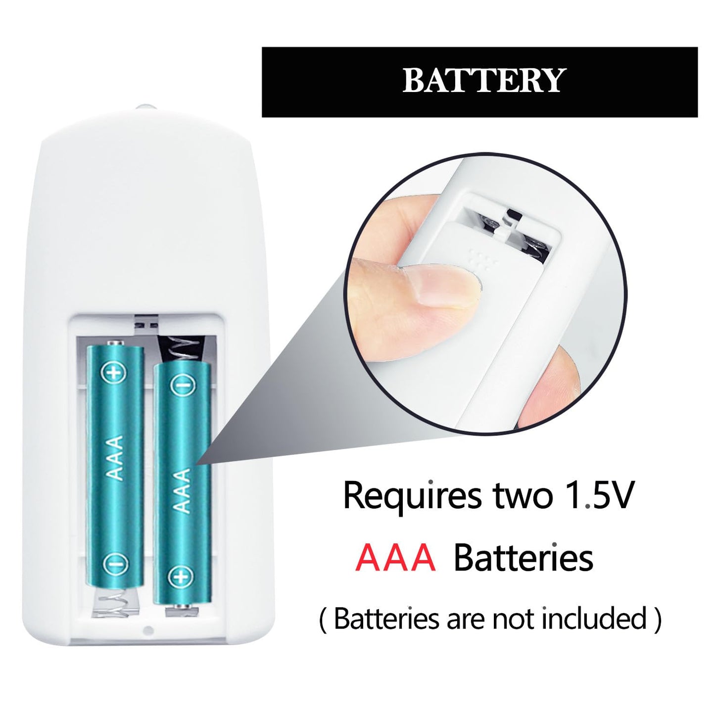 AOERUOW Replacement Remote Control Compatible with Bell+Howell Socket Ceiling Fan Light