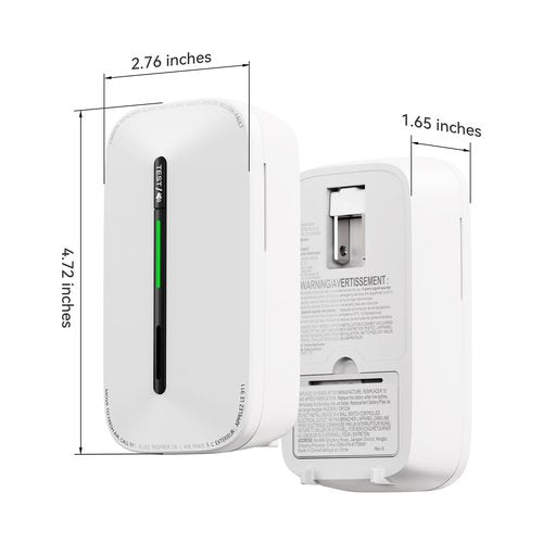 Jemay Carbon Monoxide Detector, Plug in Carbon Monoxide Detector with 3V Battery Backup for Home, 1 Pack