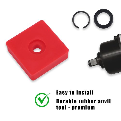 6 Sets 3/8" & 6 Sets 1/2" Impact Retaining Clip Friction Rings with O-Ring, with Retainer Ring and Anvil Installation Tool for Electric & Pneumatic Impact Wrench(Black)