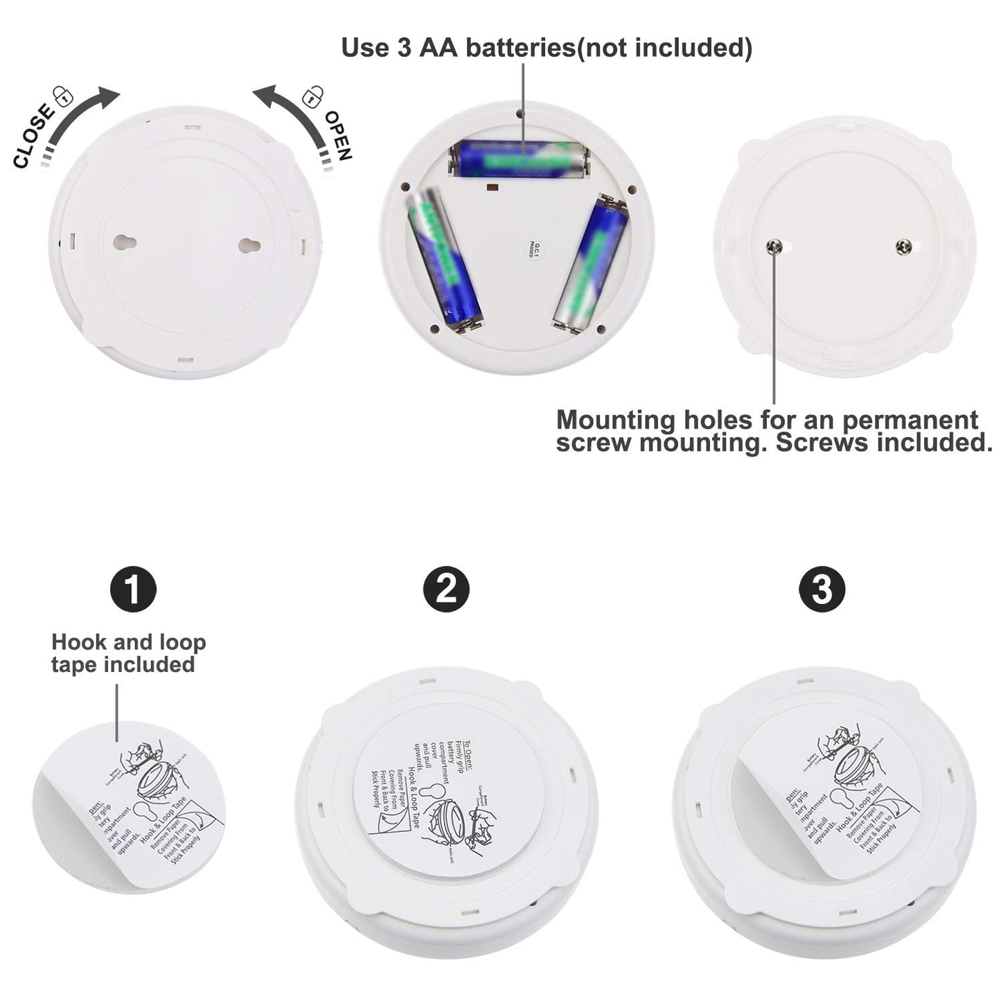 BIGLIGHT Spotlight Battery Operated, LED Puck Light, Dimmable Uplight with Remote, Stick on Accent Light for Painting Picture Wall Artwork Photo Portrait Closet Plants, Warm White, 2 Pack