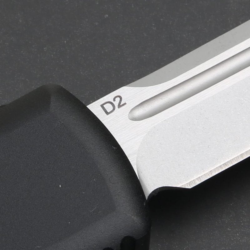 Outdoor Hunting Knife, Tactical Pocket Knife, Black Aluminum Alloy Handle 6063, Outdoor Camping Survival Knife