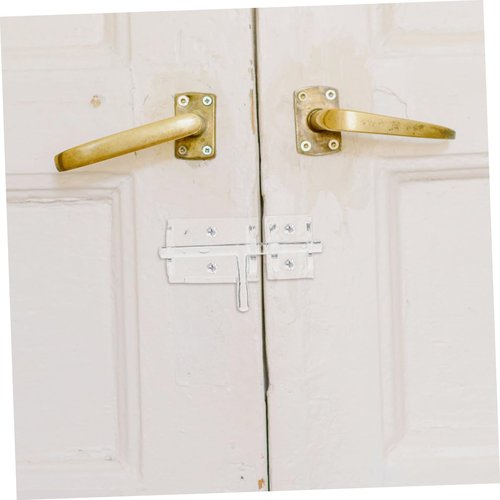 KALLORY Transparent Door Bolt Lock Latch Acrylic Security Device with Easy Installation for Home Doors and Windows Versatile Use Aesthetic Design and Enhanced Safety
