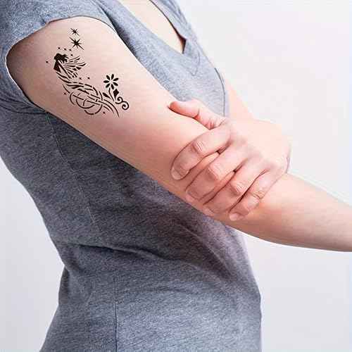 Face Painting Stencils, Reusable Washable Templates, 16 Pieces, Floral and Geometric Designs