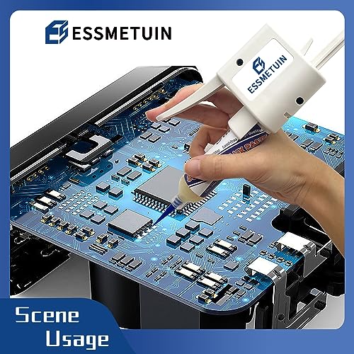 Solder Flux Glue Dispenser for 30cc Solder Flux, No Clean Soldering Flux(30CC x2pack) for Electronics Soldering, Tin Soldering, Rosin Soldering Flux for Circuit Boards and Electrical Wire