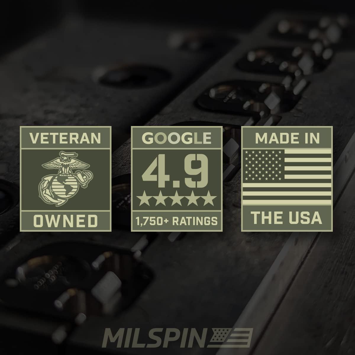 Milspin Rhino Bar EDC Stainless Steel Mini Pry Bar Multi tool Keychain with Screw Driver, Box Opener and Minimalist Tool Features, Made in The USA