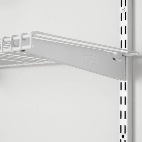 Rubbermaid Configurations 26" Shelving Kit, Set of 2 Shelves, White, Expandable, Organization for Home/Laundry/Bathroom/Mudroom/Pantry/Linen Closet/Garage