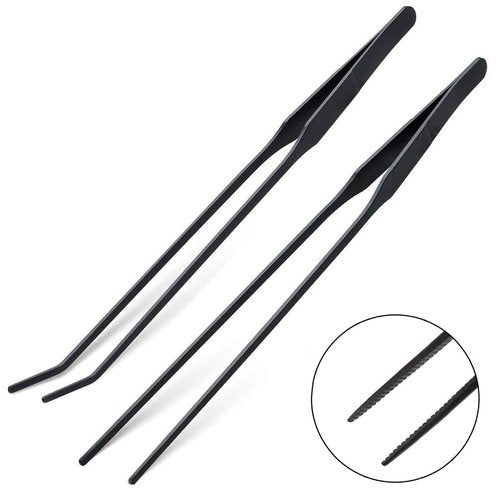 Aquarium Tweezers, Capetsma Stainless Steel Aquarium Plant Tools Long Aquascaping Tools Scissors Spatula Aquatic Plants Tool Set for Freshwater and Saltwater