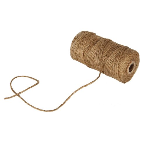 KINGLAKE Natural Jute Twine String 656 Feet Best Arts Crafts Gift Wrapping Christmas Twine Durable Packing String