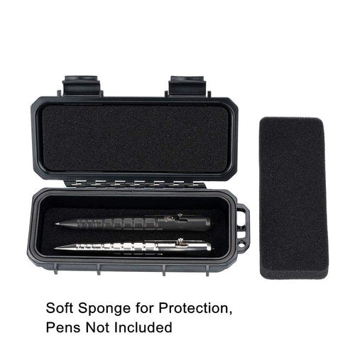 RovyVon RX10 EDC Tool Case Box, Small Organizer Storage to Protect Gears Gadgets, 1PCS, 6.89" x 3.21" x 1.45" (Black)