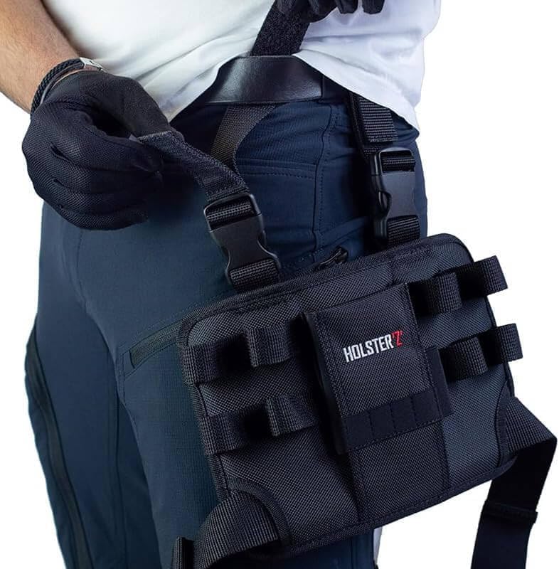 Holster Z 2.0 Tool Pouch, Holster Pro Tool Pouch, Multi-Tool Electrician Pouchs with Leg Tool Pouchs, Repair Tool Bag Around Your Leg Electricians Repairmen (1+1waistband)