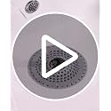 Silicone Bathtub Drain Hair Catcher - Collapsible Drain Strainer for 1.48''-1.75'' Drains, 3 Pack