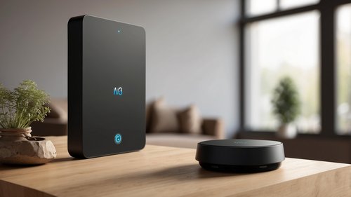 Smart Home Security Hub with Matter Bridge, Wi-Fi, Bluetooth, PoE & IR, Edge Computing Support