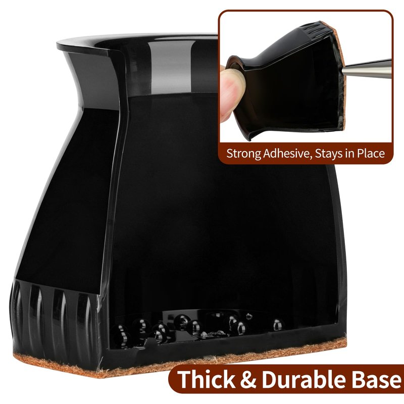 Chair Leg Floor Protectors - 40 Pcs Silicone & Felt Pads for Hardwood Floors - Anti-Scratch Furniture Sliders, Noise-Reducing Chair Feet Covers - Furniture Leg Caps Fit Sizes to(0.75"-1.06")