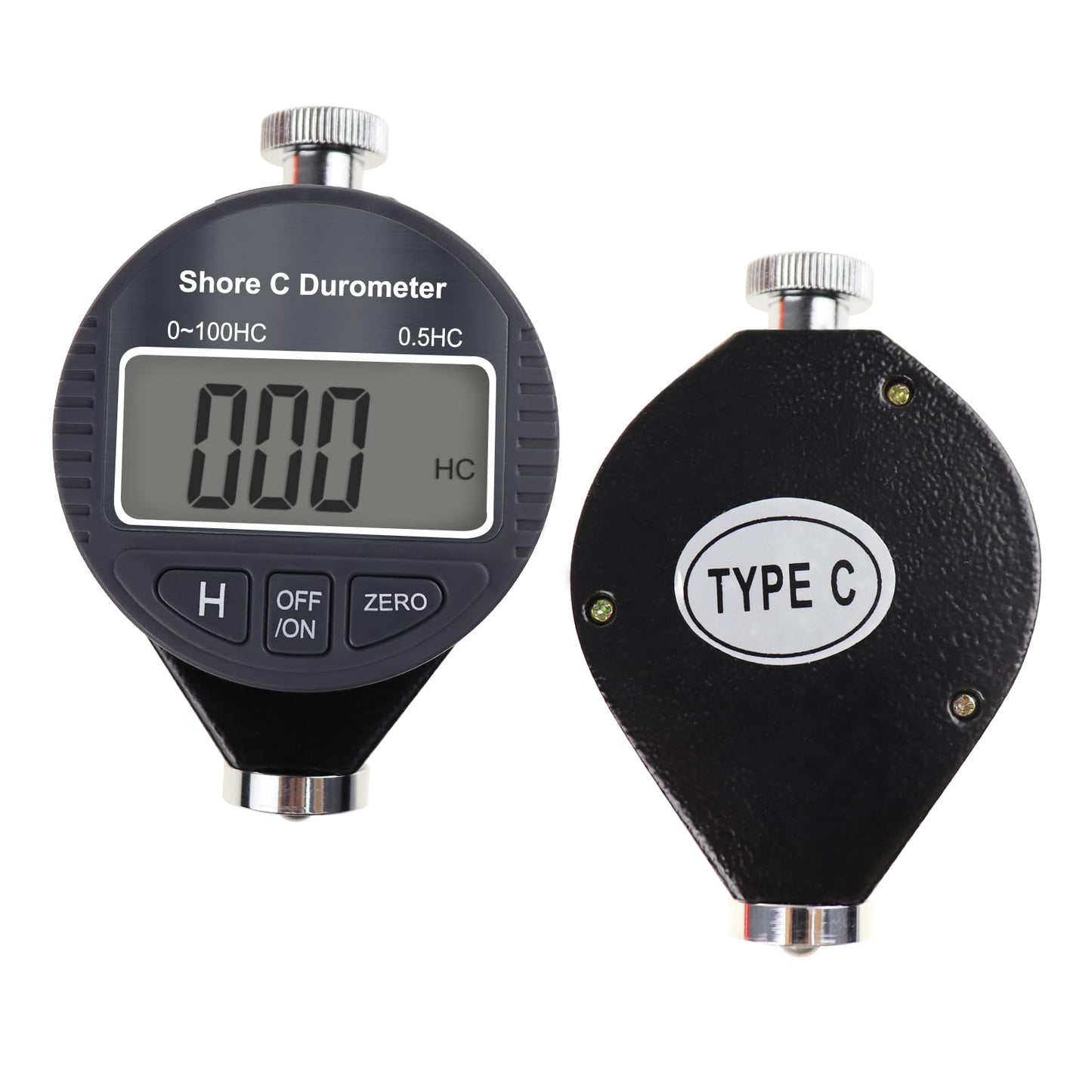 Digital Hardness Meter Durometer Hardness Tester - Portable and Versatile for Measuring 0-100HD Shore A/C/D Hardness of Rubber, Tires, Plastics, Thermal Plastics, Flooring, and Bowling Balls