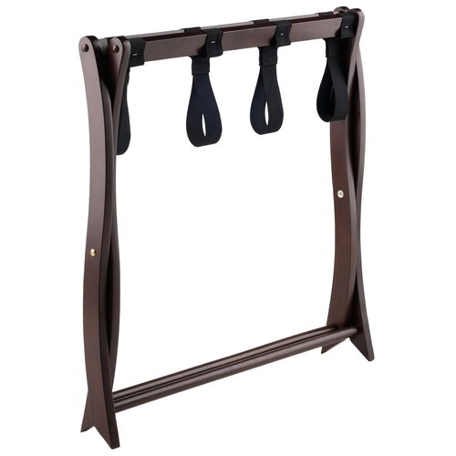 Winsome Scarlett Luggage Rack, for Guest Room, No Assembly, Cappuccino