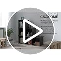 C&AHOME Black 6-Cube Storage Organizer Shelf Cube Bookcase Closet