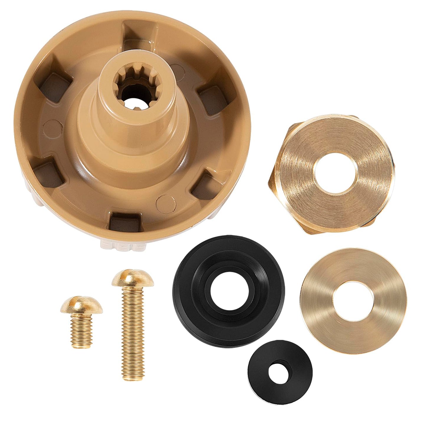 RK-14MH Faucet Repair Kit with Metal Handle Compatible with Woodford Outdoor Faucet Model 14 & 18 - Leak-Proof Replacement Set -Fits Hose Bib, Spigot, Wall Hydrant, Garden Valve Repairs - Leak Fix Set