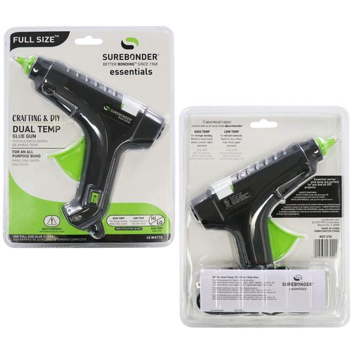 Surebonder DT-270 Dual Temperature 40W Full Size Hot Melt Glue Gun-Uses 7/16" D Glue Sticks