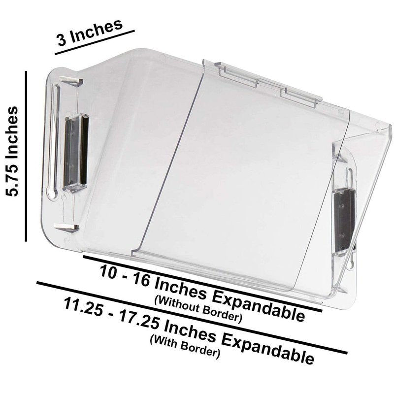 Home Intuition - Adjustable Magnetic Air Vent Deflector for Sidewall, AC, Ceiling and Vent Registers - Non-Melting, 10lb Pull Force - Fits 10-14 Inch (1 Pack)