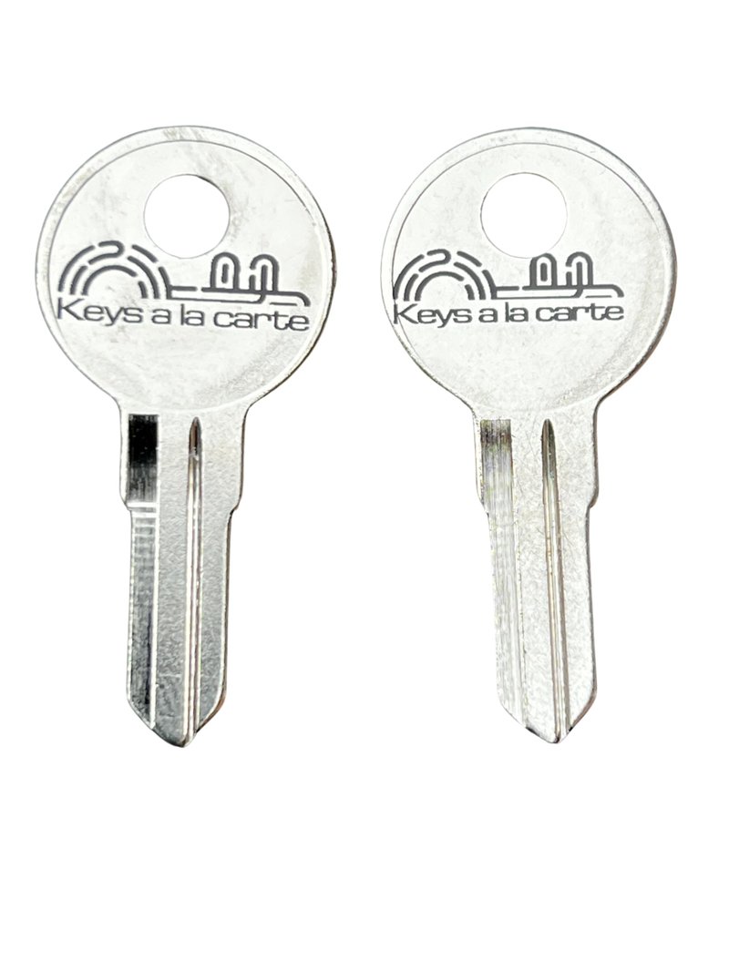 Replacement Keys Cut to Your Code for Various Brands of Pickup Truck Toolboxes Such as Reading, Bauer, Better Built, Deflecta-Shield, Jobco, LeatherLyke, SnugTop Using Key Codes J200-J300(J201)
