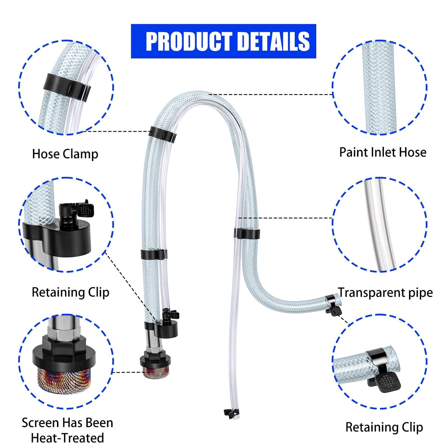 Suction Tube Kit for Graco Magnum Stand Model Paint Sprayer