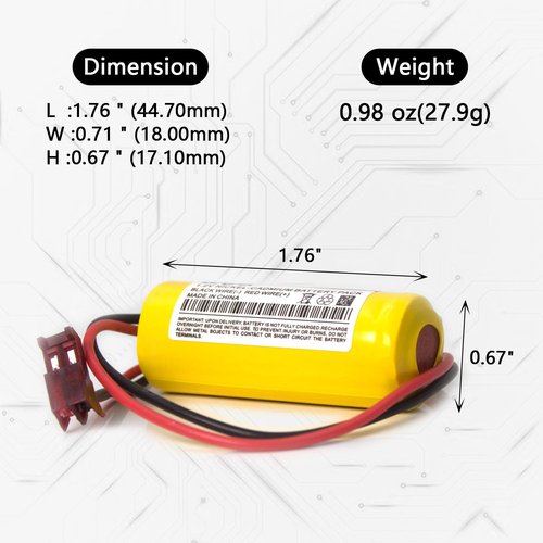Coonyard (5-Pack) 1.2V 1500mAh Ni-CD Battery Replacement for Lithonia ELB-0320 ELB1P2901N ELB1P201N2 ELB1210N ELB-1P201NB Exit Sign Emergency Lights