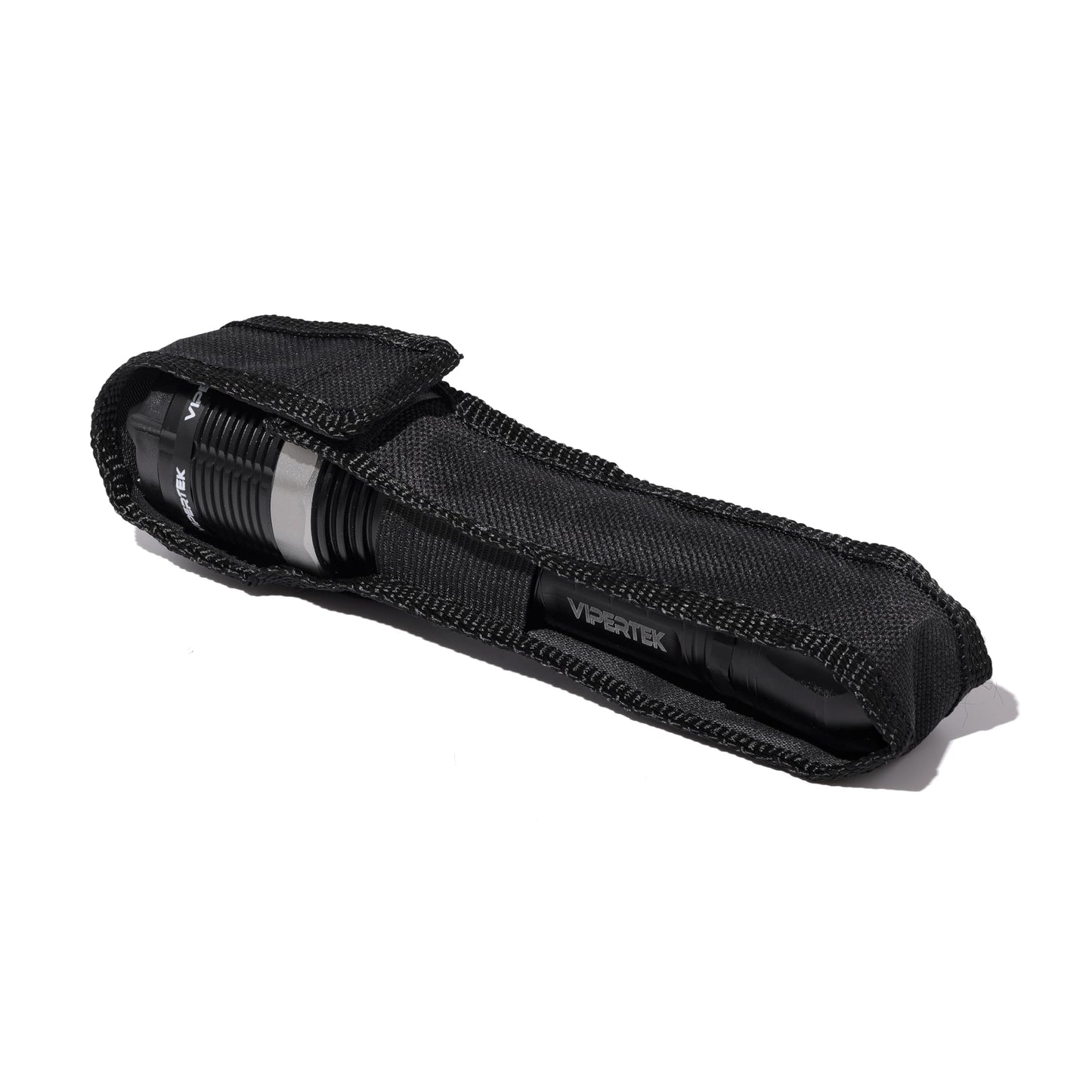 VIPERTEK VTS-T01 Aluminum Stun Gun for Self Defense Rechargeable with LED Flashlight