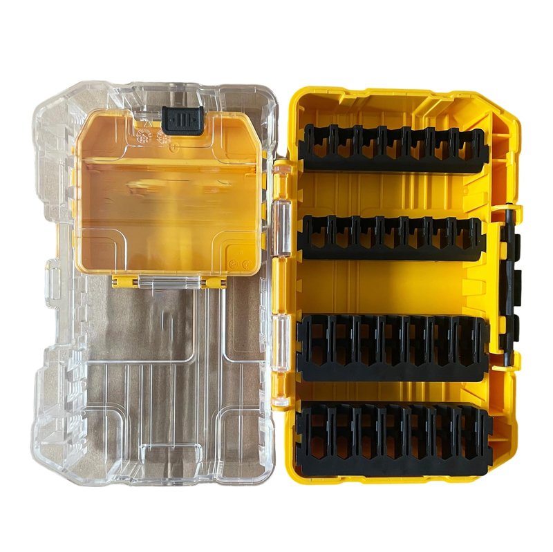 Tovyvw #DT70801 DT70801-QZ Small Empty Toughcase Organiser Storage Case Tough Case Tool Box parts box Set Replacement Part New For DeWalt