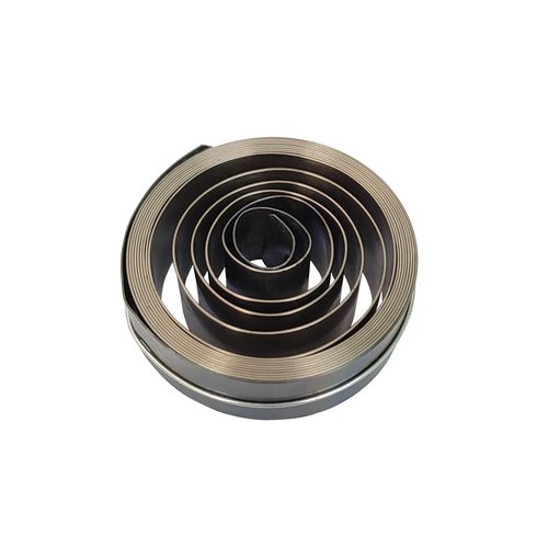 Generic Mainspring for German & English Clocks, Hole End (Size: 22.00 x 0.45 x 2000mm), Black