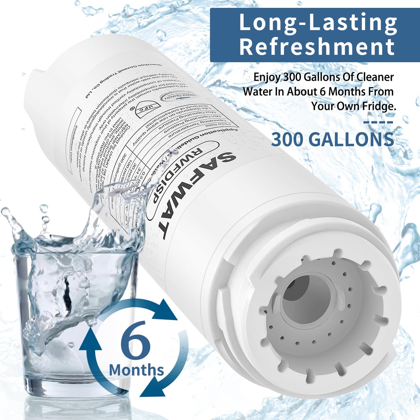 RWFDISP Water Filter Replacement for Viking RWFDISP (1 Pack)