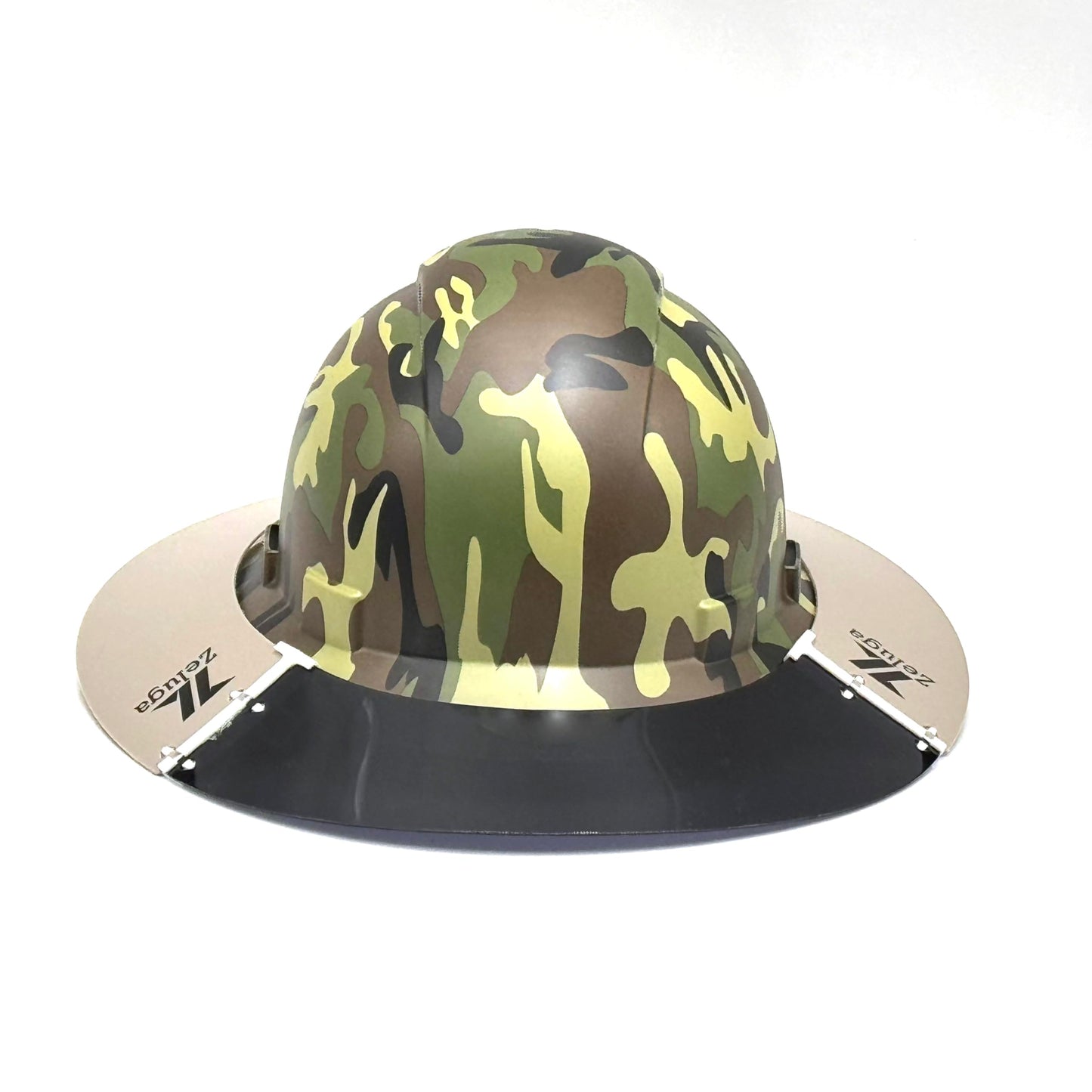 Zeluga 15-483 Professional Hard Hat Sun Shade Visor - Reusable and Replaceable Visor with Sun & Heat Protection, Standard Full Brim Hard Hat Attachment