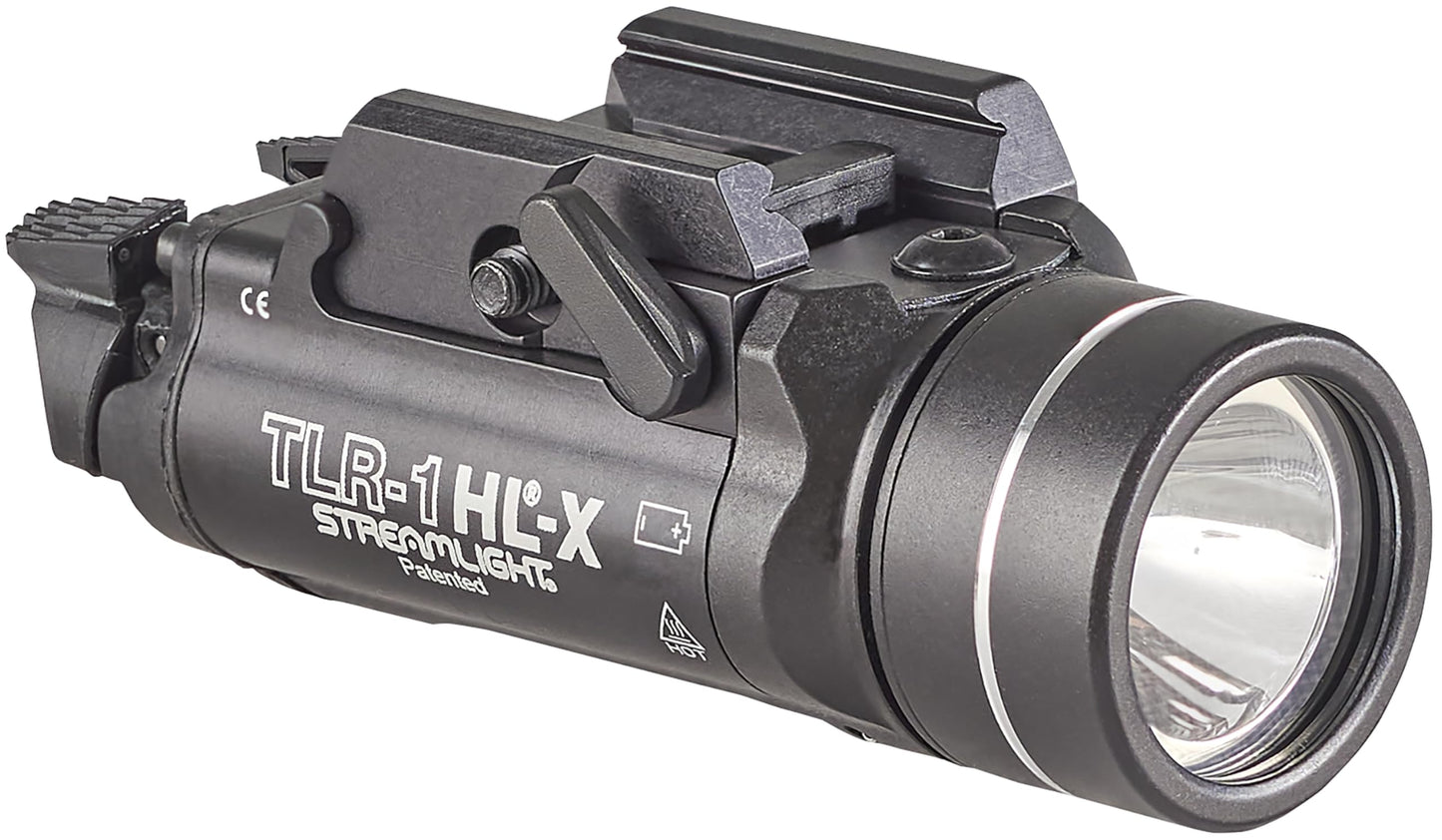 Streamlight 69501 TLR-1 HL-X USB 1500-Lumen 15000 Candela Rechargeable Rail-Mounted Tactical Weapon Light with Specific Compatibility Rail Locating Keys, Black