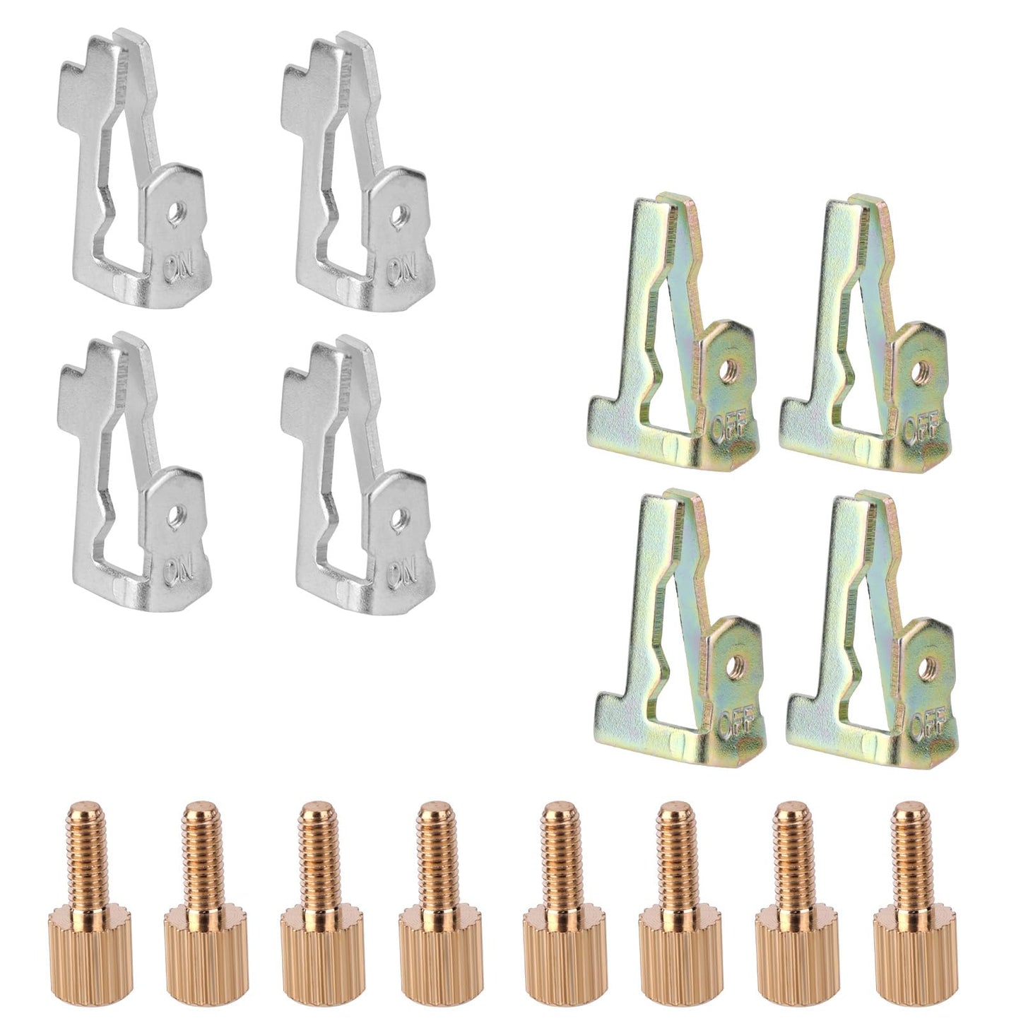 8pcs 156T1978A Time Switch Replacement Trippers Kit, Pool Timer On Off Clips with Copper Nails Compatible with Intermatic T100 Series Clock Dial Trippers Timers