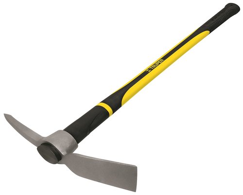 Truper Pick Mattock with Fiberglass Handle 2-1/2-Pound Pick Mattock - Garden Pick - Great for Projects - Truper 32655-36-Inch