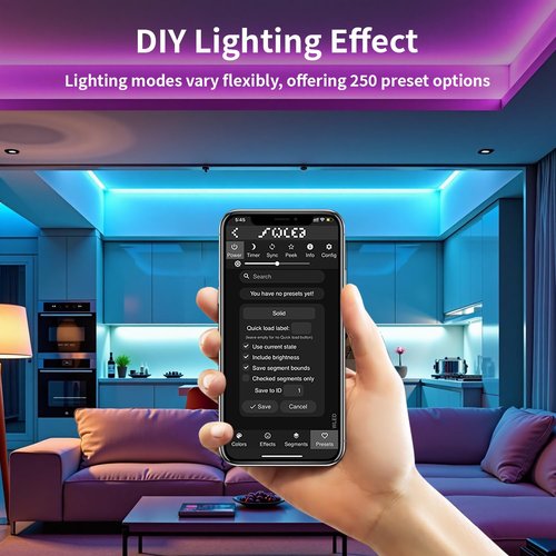 JAADOEY ESP32 Mini WLED LED Controller, Smart DIY Lighting, Easy Wiring, Compatible with Addressable RGB LED Strip Lights WS2811, WS2812, WS2813, WS2815, SK6812, TM1814, C-309WL-JD