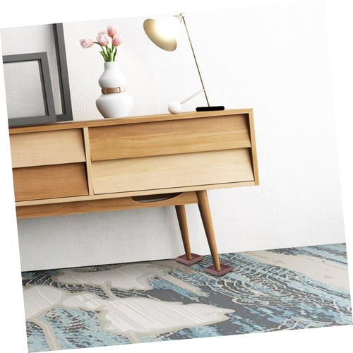 STOBOK Hardwood Floors Furniture Pads 4 Pcs 3x3 Inches Anti-Slip Furniture Cups Mats