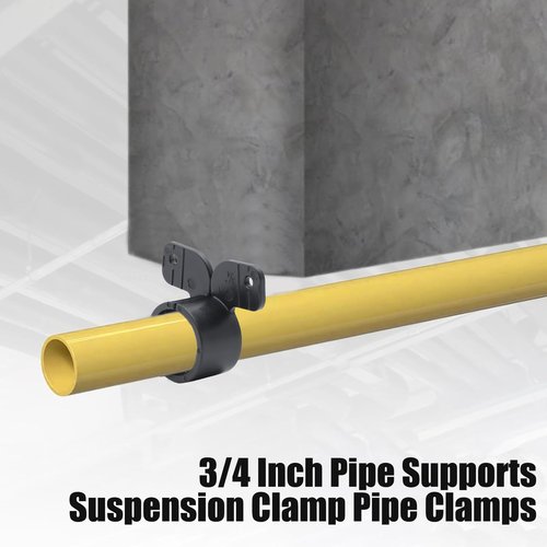 50 Pcs 3/4 Inch Pipe Supports Suspension Pipe Clamps Pex Clamps Butterfly Style Tubing Pipe Support for Pex, Copper, CPVC