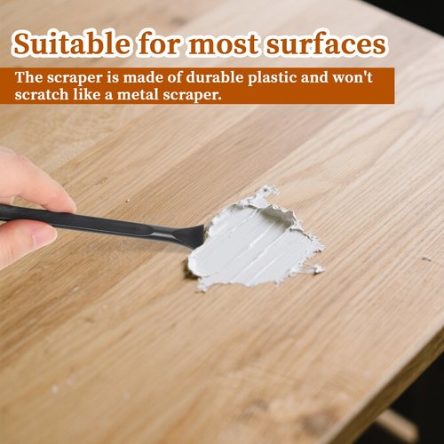 3 Pieces Small Plastic Scraper Tool for Tight Spaces, Multi-Purpose Label Scraper Non-Scratch Cleaning Tool Portable Car Crevice Cleaning Tools Multi-Use Painting Scrapers for Remove Stickerks