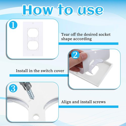 30 Pcs Wall Insulation Outlet Insulators Draft Sealers, Foam Insulation Pads Electrical Outlet Insulations Pads Compatible with Duplex Toggle Rocker Wall Plate Openings EVA Foam Gasket for Walls Light