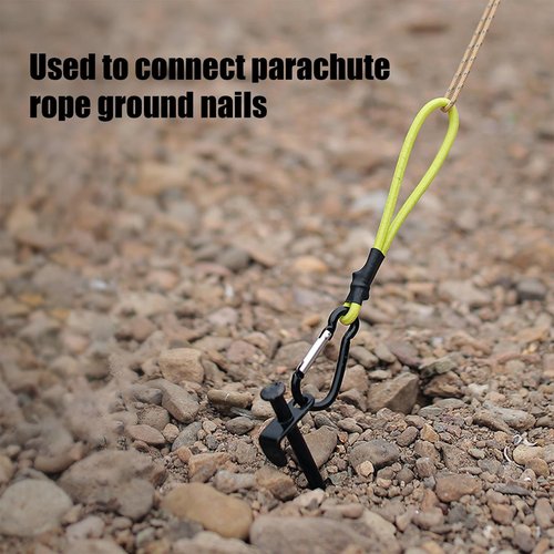 Bungee Cords with Carabiner Clips - Bungee Cords with Hooks | Camping Tent Carabiner with Strap | Long Bungee Straps with Clips Outdoor for Bike, Camping, Tarps, Truck - 18 to 120 Cm