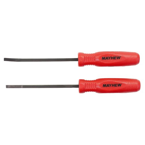 Mayhew Tools 31092 Mini Pry Bar, 2-Piece Set, Red - Standard