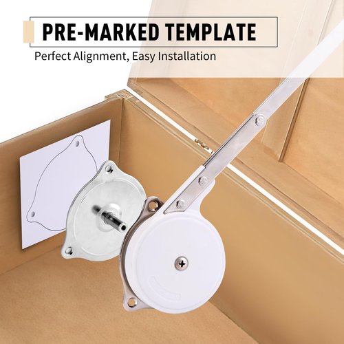 2 Pack | Toys Box Hinges Soft Close - HBL’ Lid Support Chest Hinges for Wooden Toy Box, Cedar, Storage Trunk & Benches, Made of Zinc Alloy, Safety & Heavy Duty.
