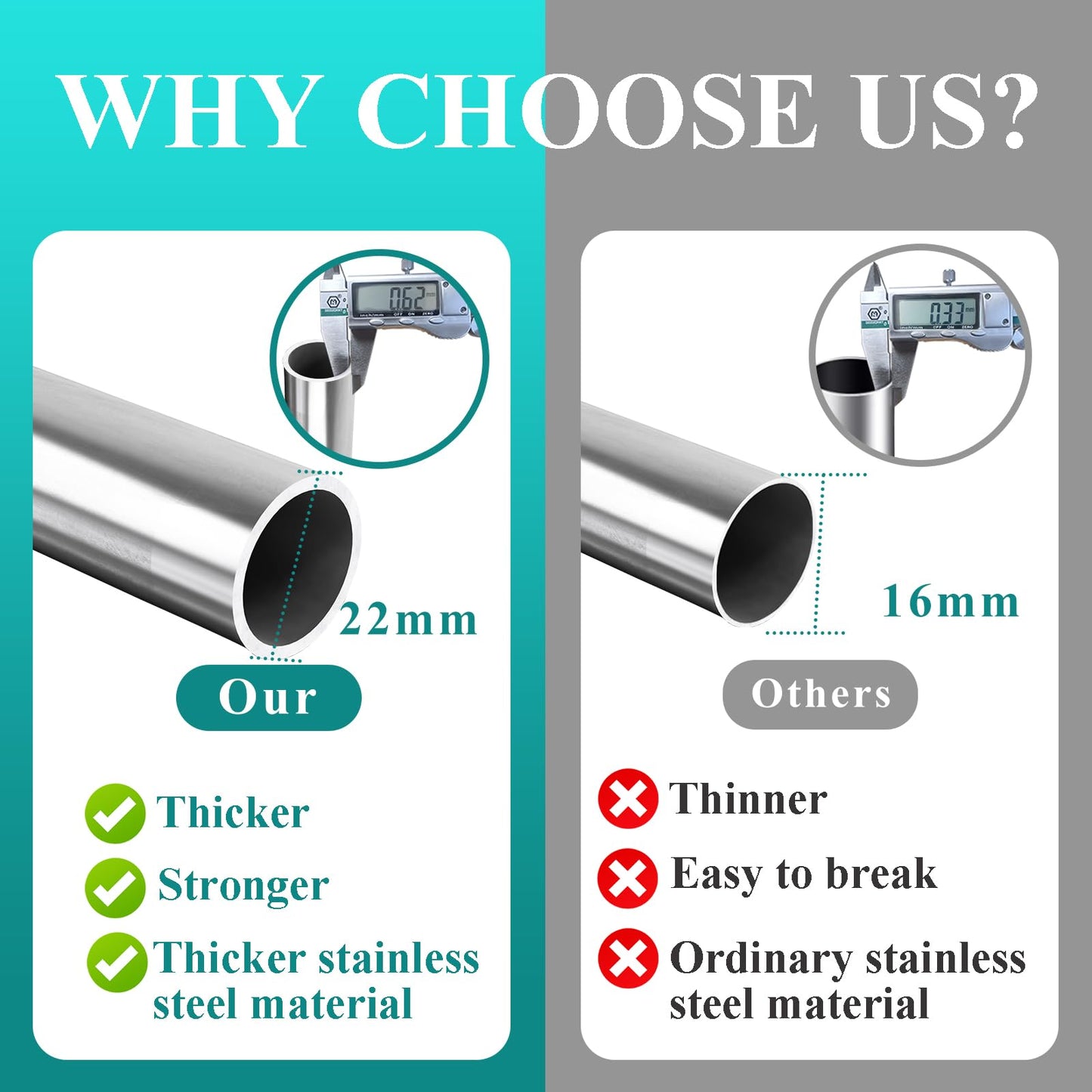 Greeily Clothes Hanger Reaching Hook Telescopic Adjustment clothes hook pole Light and can Extend from 37" to 65" with 4.7 "Hook and Sponge Handle.