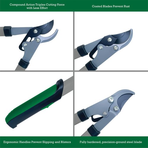 15 inches Lopper, 15 inches Assembled Length, 1 lb Assembled Weight