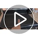 PONGARD 30x21 Fireproof Stove Top Cover - Waterproof, Heat-Resistant Stovetop Protector for Electric/Ceramic Glass Tops, Anti-Scratch Black